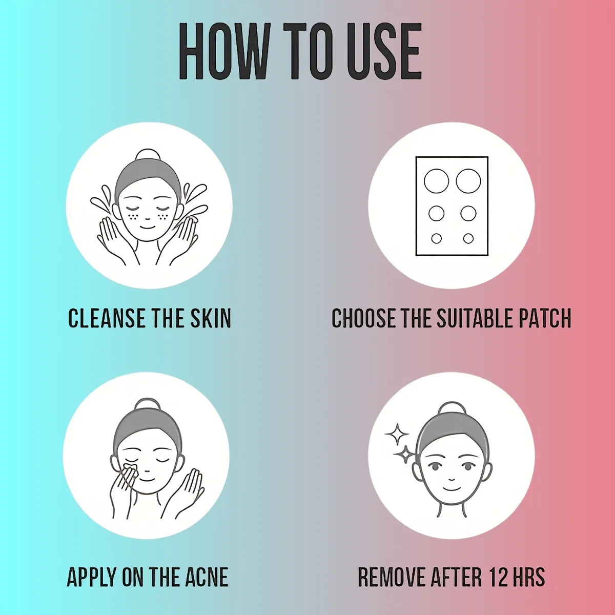 432 Colorful PE Pimple Patches Cute Star Shaped Pimple Cover Sticker Invisible Pimple Cover Removal Pimple Patch